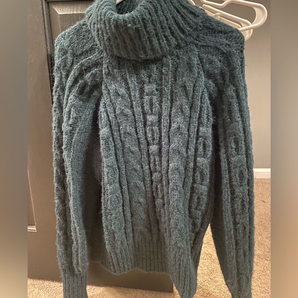A New Day dark green sweater